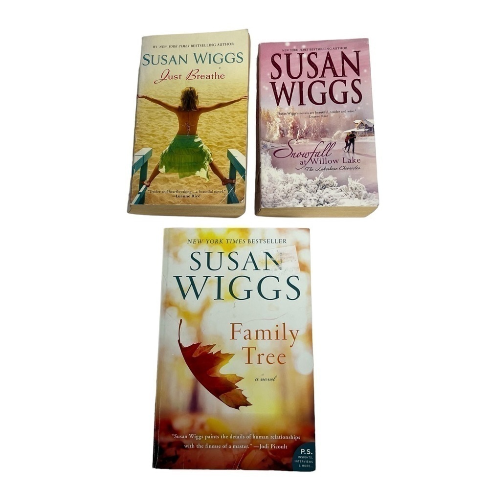 Susan Wiggs Fiction Books/Novels Lot/3 Paperbacks Romance/Contemporary Women